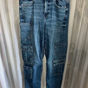 American Eagle Distressed Blue Denim Jeans